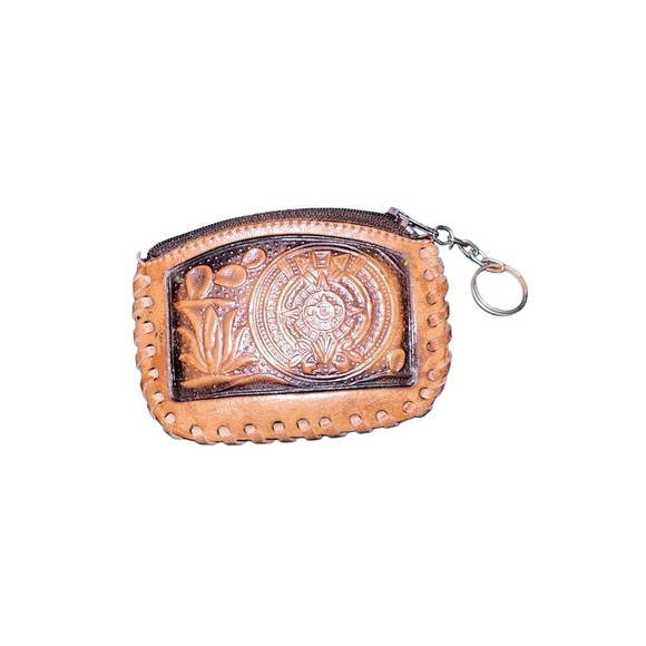 Small brown coin purse - Picture 3 of 9